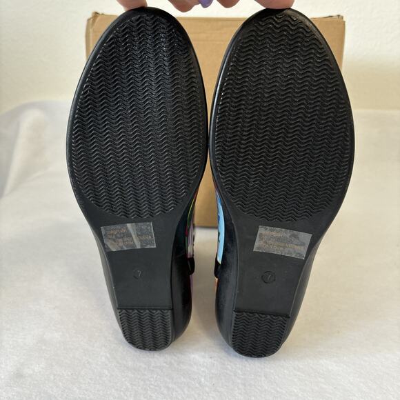 Rain Boots Womens Muti Color Floral Ankle Booties‎ Waterproof Size 7 M - Picture 6 of 7